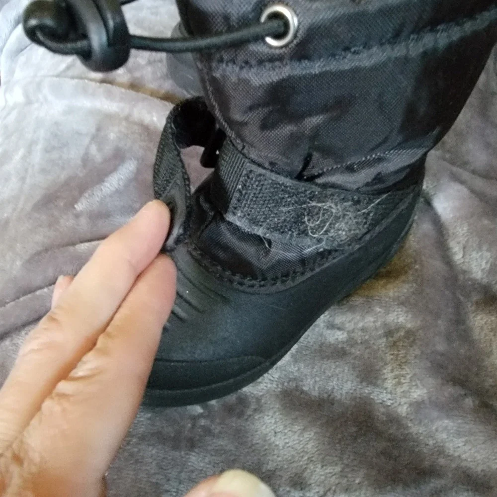Northside Snow Boots Toddler Size 6 Black Excellent Thinsulate Water Resistant